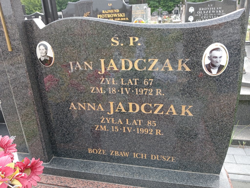 Anna Jadczak Piski - Grobonet - Wyszukiwarka osób pochowanych