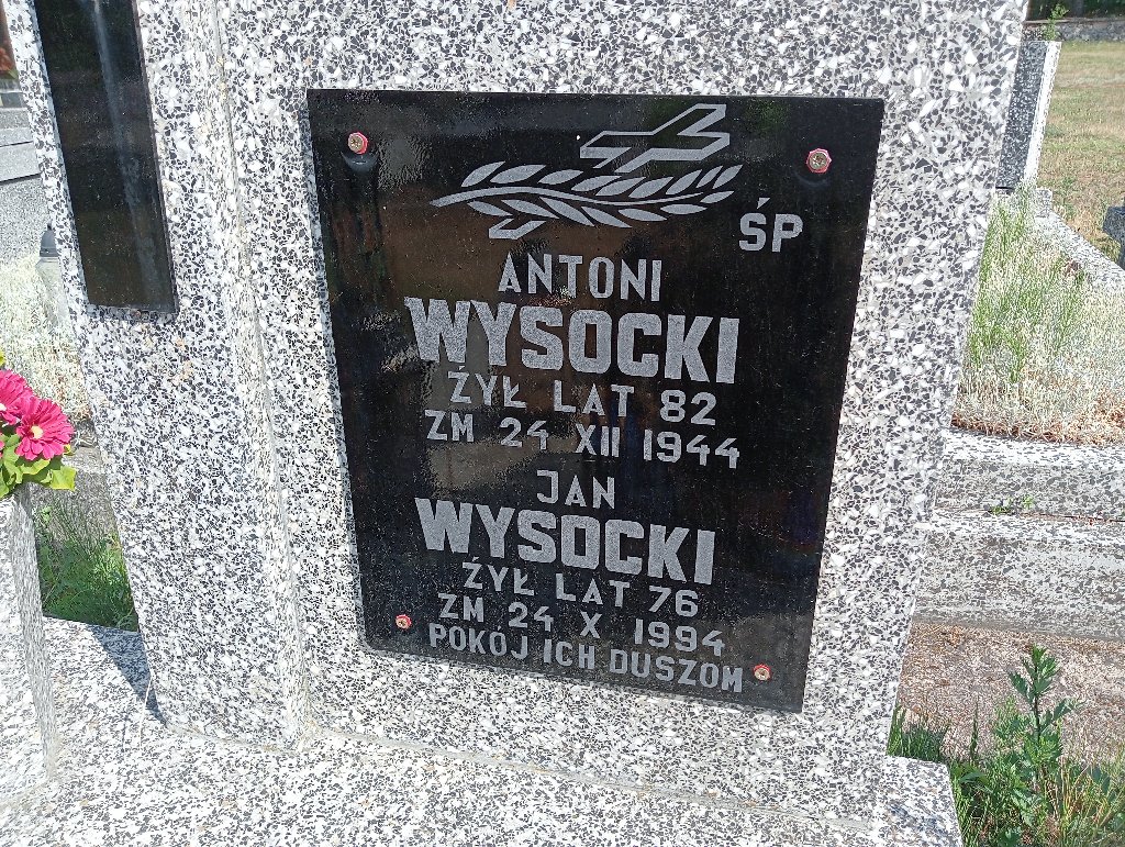 Antoni Wysocki Piski - Grobonet - Wyszukiwarka osób pochowanych