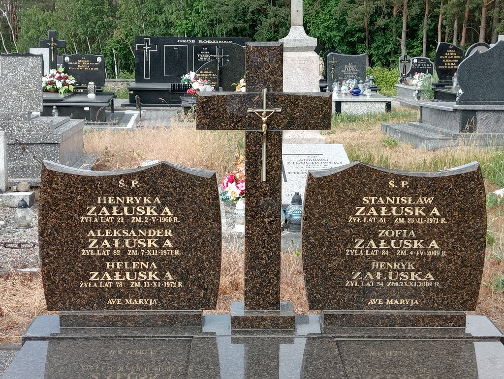 Zofia Załuska 1925 Piski - Grobonet - Wyszukiwarka osób pochowanych